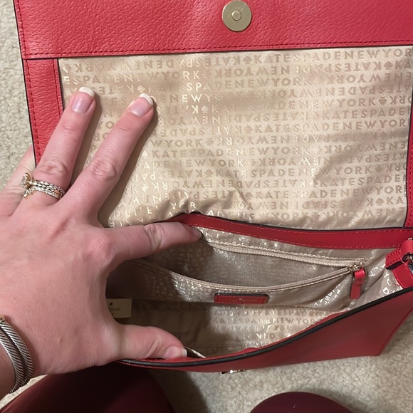 Red Kate spade purse - Picture 3 of 3